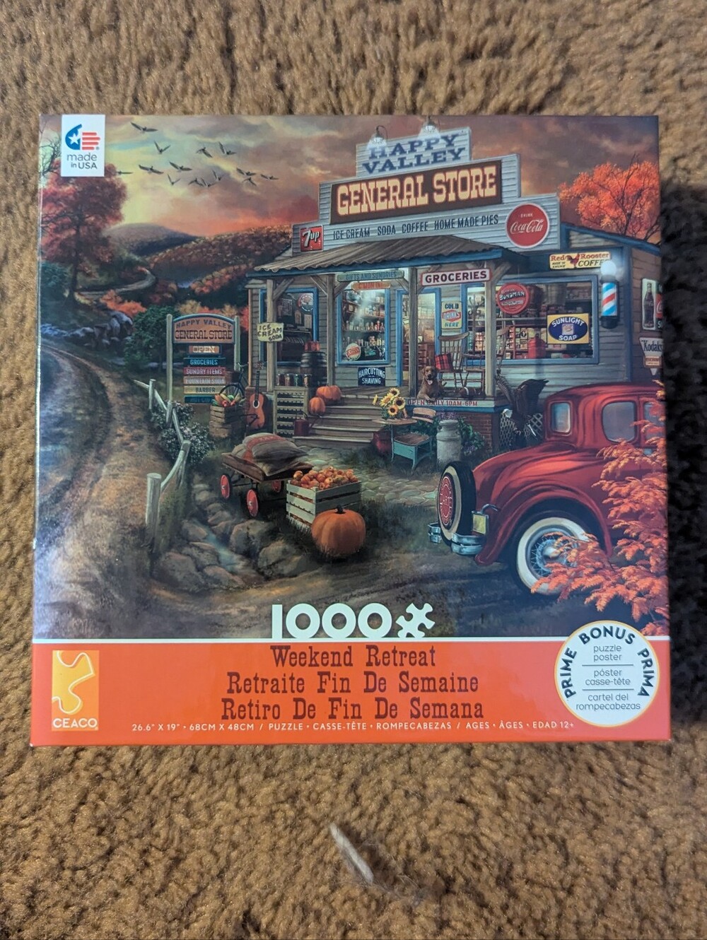 1000 Piece Ceaco Puzzle - Weekend Retreat